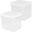 ABOOFAN 2pcs Bread Containers Lids Storage Boxes for Toast Fruit Snacks Leakproof Sealing Boxes Compact Kitchen Storage Picnic Use