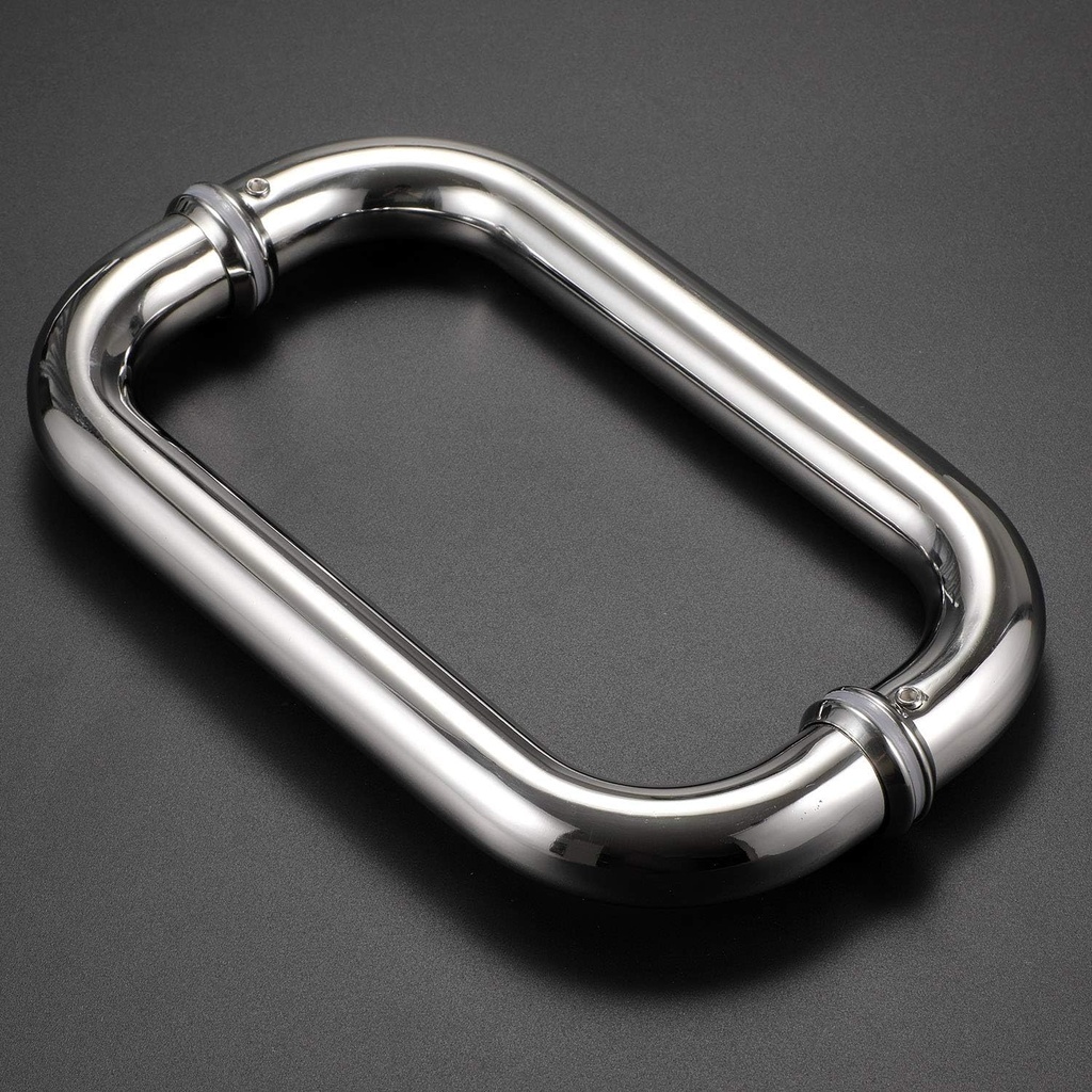 8" Glass Door Handle Shower Door Handle Made of Back to Back Stainless Steel