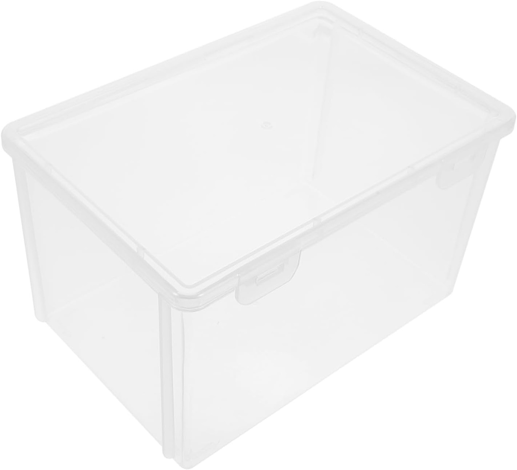 BESTYASH Transparent Plastic Bread Container Dustproof Storage Box for Bread Cake Snacks for Kitchen Home Bakery Organization