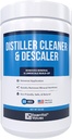 Essential Values Distiller Cleaner Descaler - 2 LBS Water Distiller Cleaner - Citric Acid for Cleaning Powder for Distilling Machines, Kettles - Remove Limescale & Mineral Buildup