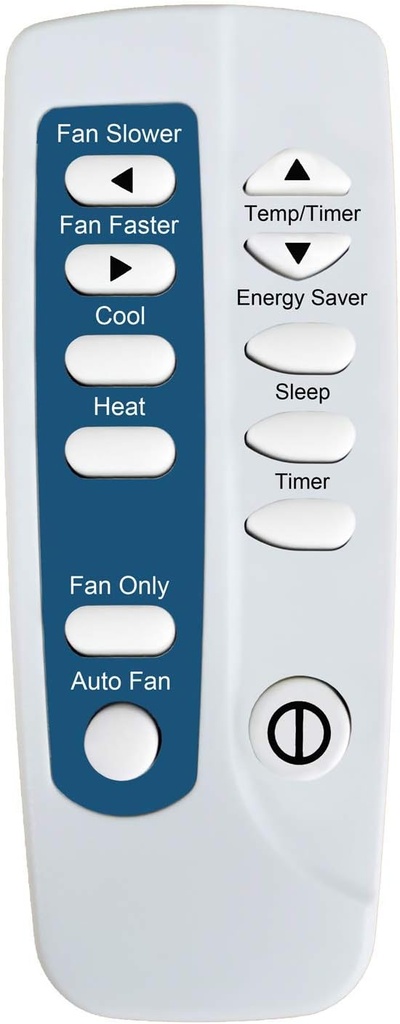 Remote Control for Kenmore 253.71124 253.71124010 253.71124011 253.71124012 253.71124013 253.79184 253.79184010 253.79184011 253.79184012 Room AC Air Conditioner