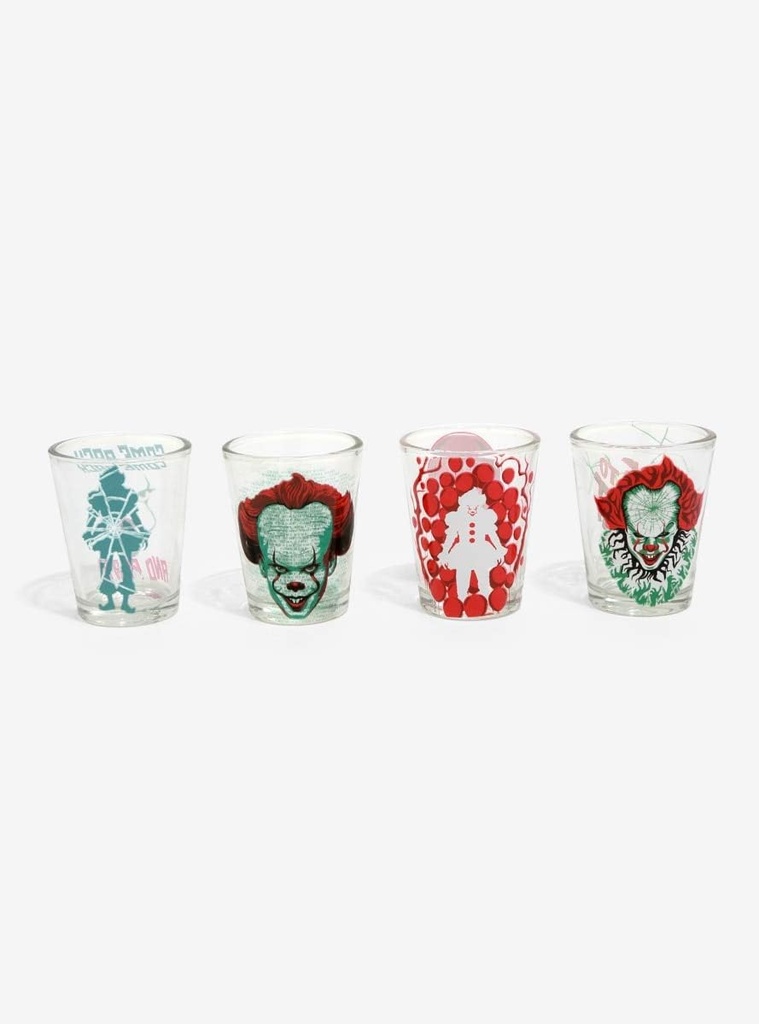 IT Chapter Two Pennywise Mini Glass Set MULTI One Size