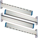 4 Pack Steel Shelf Bracket,DIY Bracket,Display Bracket,Tool Shelf Support,DIY Projects,Metal Strut Channel, Slotted,Pipe Suppor,Galvanized Coating,22 in Length.