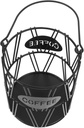 Luxshiny 1pc Coffee Holder Capsules Display Holder Tea Bag Storage Basket Iron Storage Organizer