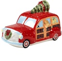 Certified International Home for Christmas 3-D Truck Cookie Jar 11" x 6.25" x 7" Servware, Serving Accessories, One Size,