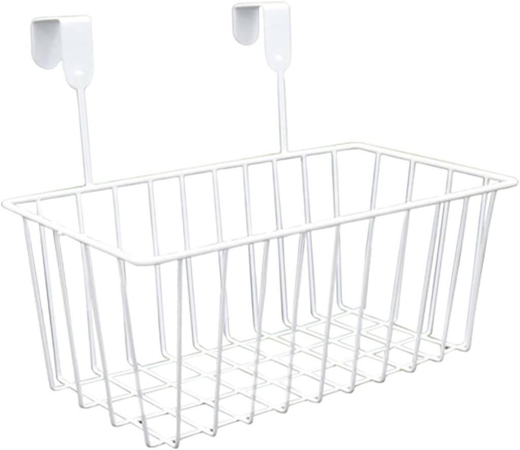 Generic Hanging Storage Baskets for Kitchen And Bathroom Organization, White