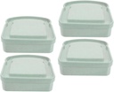 4pcs Sandwich Containers for Lunch Boxes Sandwich Containers Bread Boxes Reusable Holders