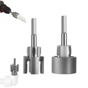 PVC Pipe Threader Kit 1/2" 3/4", Integrated Internal & External Pipe Threading Tool, Thread Cutting Tool for Plastic PPR Water Pipe