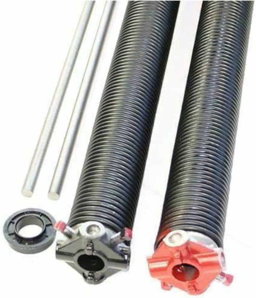 Pair of 243 X 1 3/4" X 30" - 40" Garage Door Torsion Springs with Winding Bars (37.75)