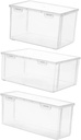 3pcs Stainless Bread Box Bread Organizer for Pantry Airtight Container Keeper