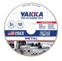 Yakka 5 Inch Metal Cutting Segmented Diamond Blade cuts a Wide Range of Metals, Made with Advanced Electroplating Technology for a Long Life & Comes with 7/8 inch Arbor and 5/8 inch Reducer Ring