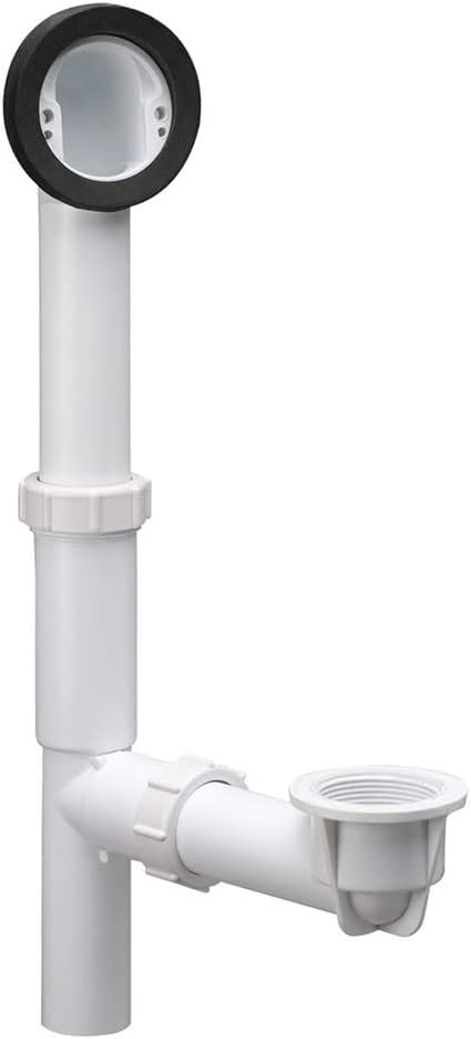Design House PVC Rough-In Bath Drain Kit with Overflow and Adjustable Height and Depth – Design House, 522458