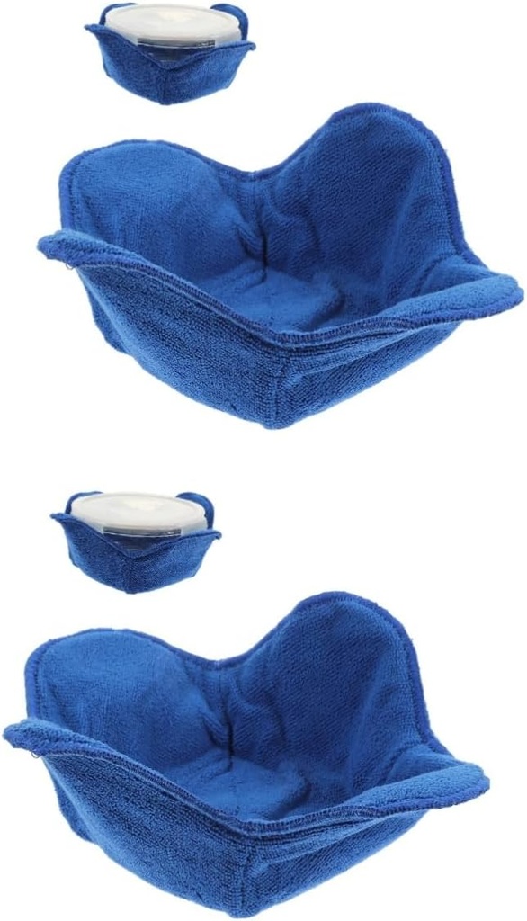 2pcs Microwave Heating Bowl Cover Bowls Holder Microwave Warmer Hot Oven Cozy for Kitchen Potholder Cozy Holder Fruit Safety Pad Polyester