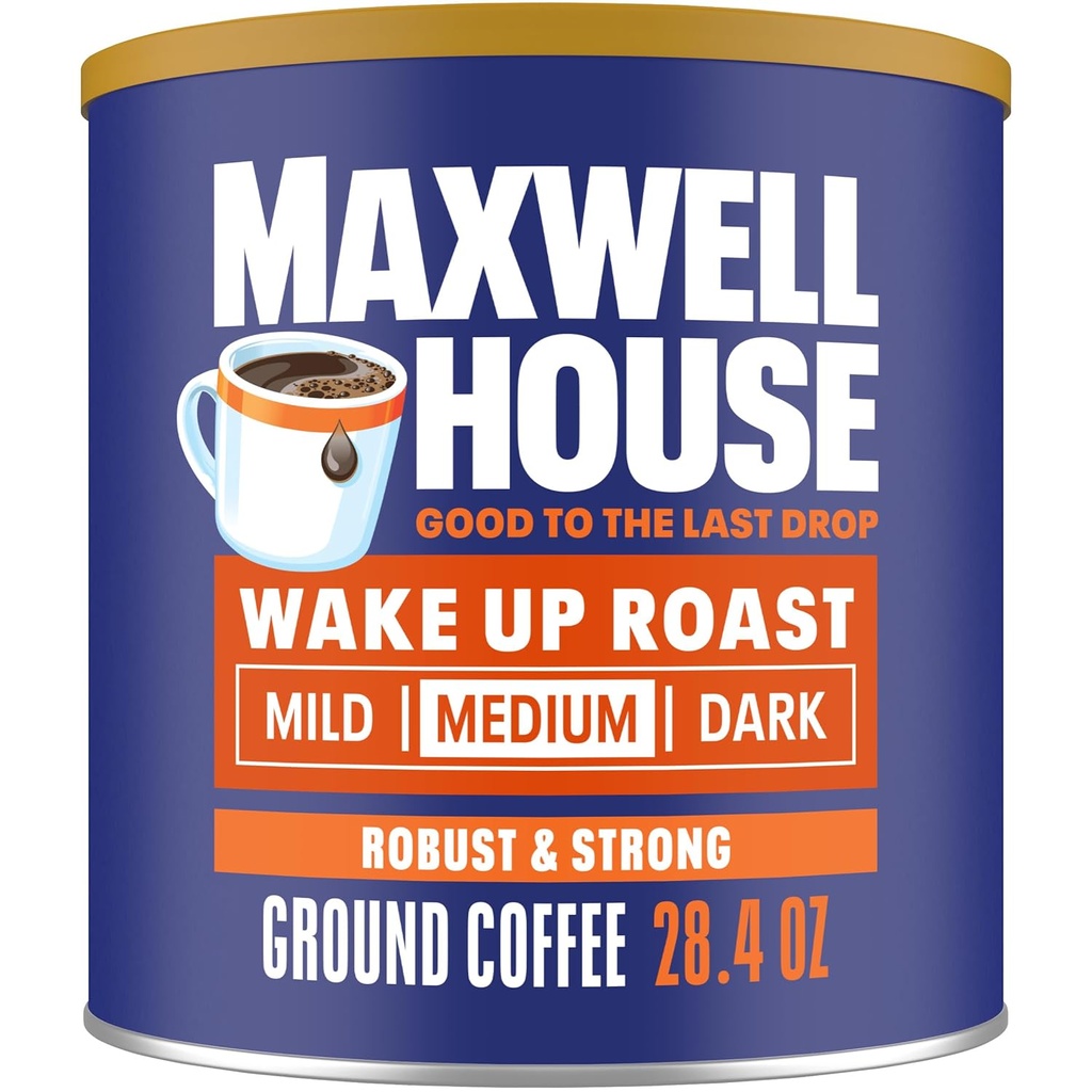 Maxwell House 28.4oz Ground Coffee Medium Wake Up Roast