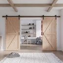 Fredbeck 72x96 (Double 36x96) Wood Barn Doors and Hardware Included