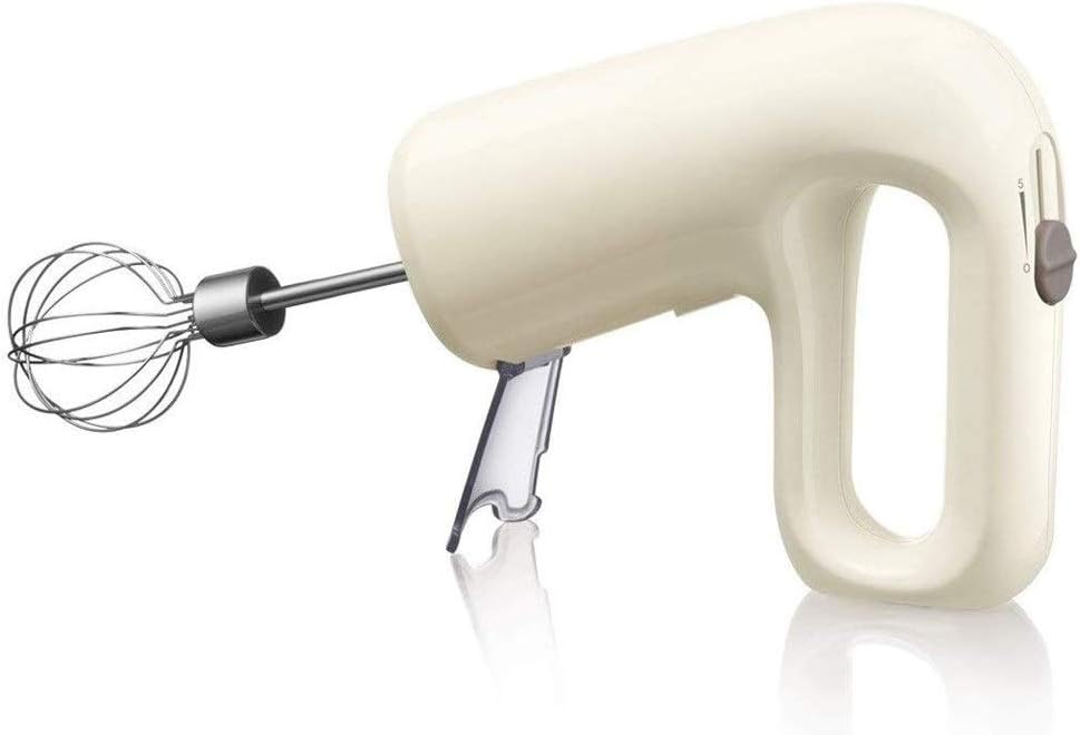 MaGiLL 5-Speed Electric Hand Mixer,Milkshake Rod, Dough Hooks, Charging Type Baking Stir Bar Egg Beater fine