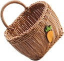 Hanging Kitchen Basket Vegetable Storage Basket over The Door Organizer Wall Hanging for Fruit Garlic