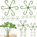 16pcs Plant Support for Indoor Plants, Plant Stem Support, 4 Sizes Climbing Houseplant Stem Supports，Plant Support Rings, Leaf Holders, Indoor Plant Stakes Stabilizer Accessories