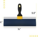 Bates- Taping Knife, 14 Inch, Blue Steel Drywall Taping Knife