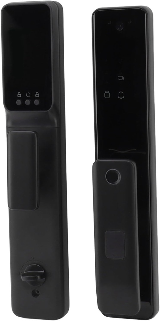 Tools compatible with Automatic Smart Lock with Door Viewer Face Recognition Fingerprint Password IC Card Mechanical Key Mobile Phone Unlock Anti Theft Entry Lock