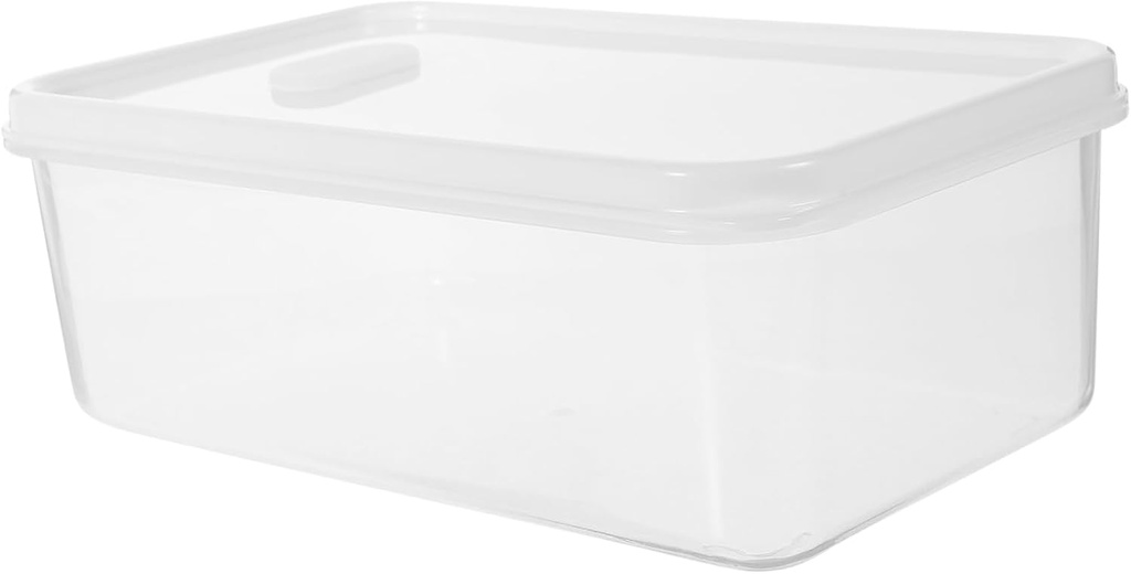 Toast Box Clear Food Container for Bread Storage Reusable Fridge Packing Box Excellent Sealing Versatile Kitchen Organizer for Baked Goods and Snacks