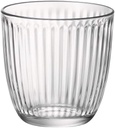 Bormioli Rocco Line Water Glass,Clear, 9.75 oz (Pack of 12)