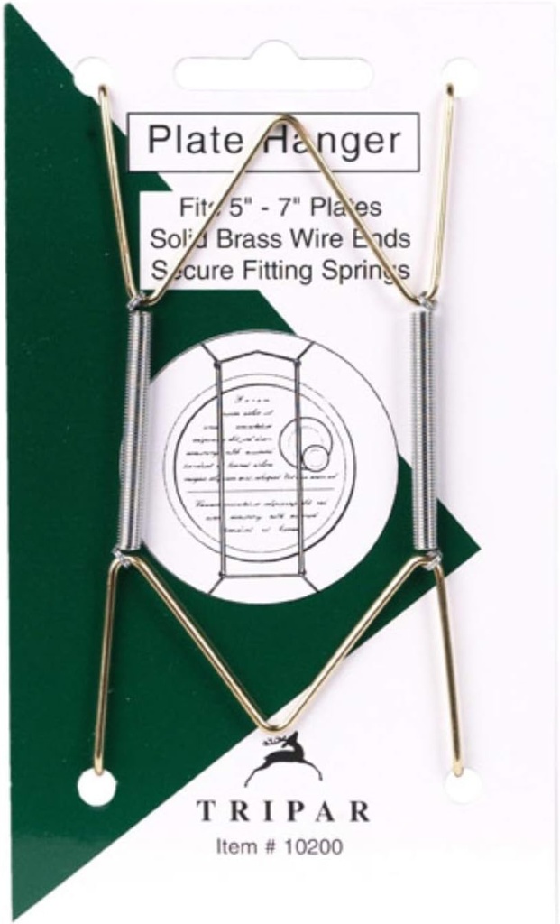 HANGER PLATE BRASS 5-7"