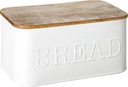 Mud Pie Circa Bread Box white, "5 1/4" x 12"