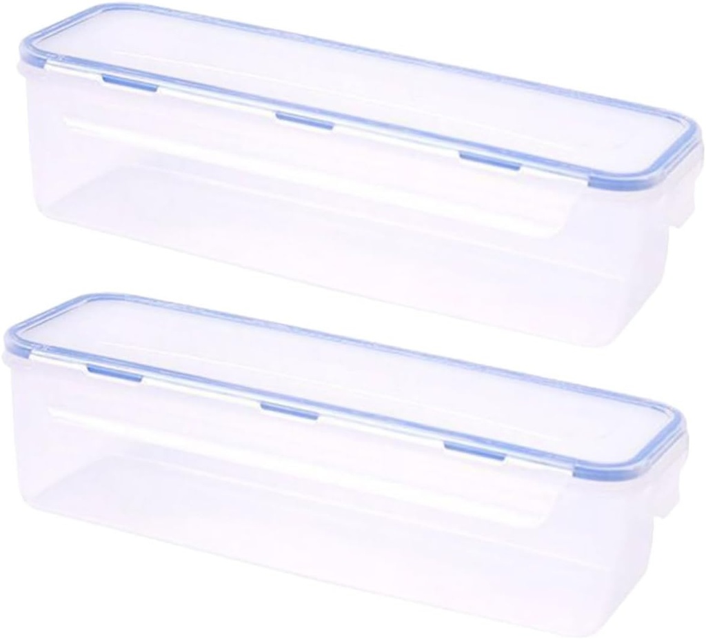 Ciieeo Food Storage Containers Bread Box Noodle Containers for Pantry Spaghetti Box Airtight