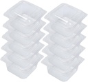 Ciieeo 10pcs Dessert Boxes Cake Carriers Muffin Box Snack Containers Portable