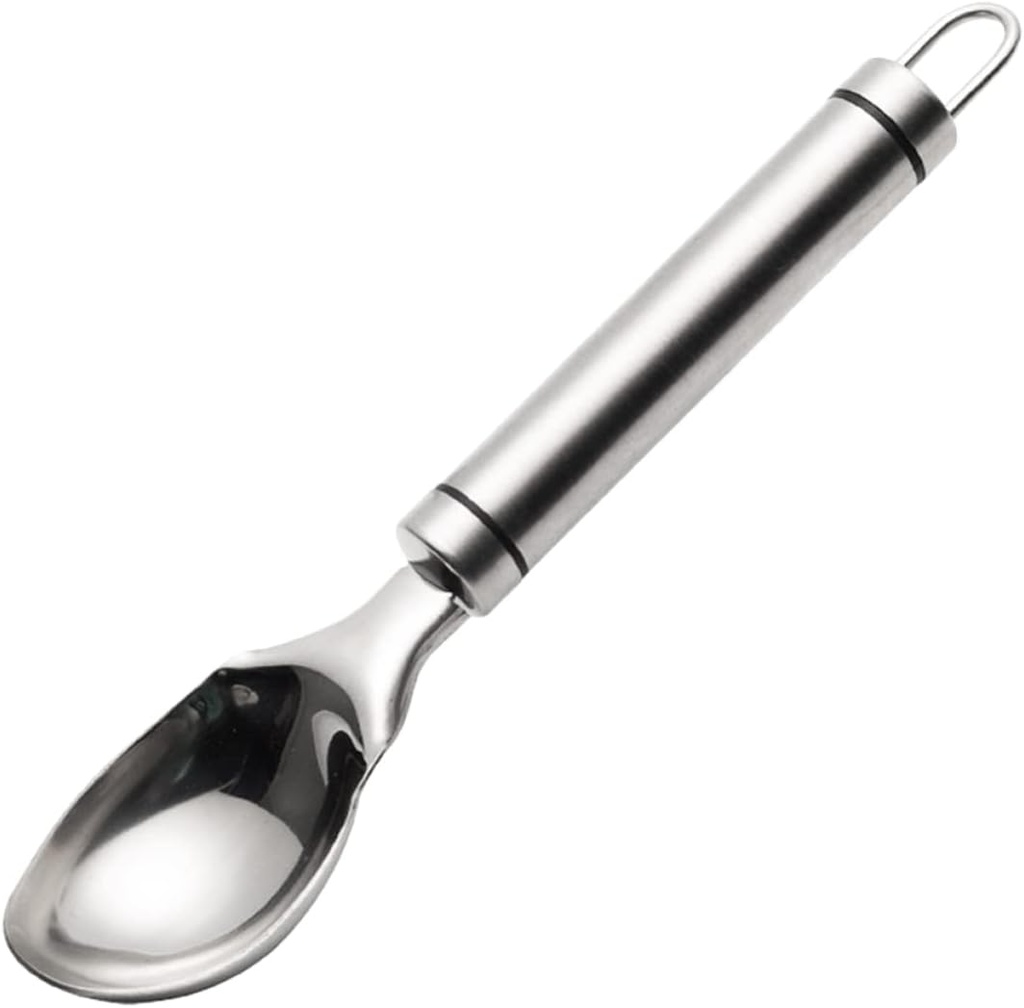 Ice Cream Ball Spoon Ergonomic Handle Stainless Steel Easy to Clean for Home Cafe Bar Office Use