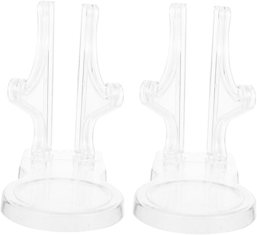 Elegant Tea Set Holder Acrylic Mug Stand Display Stand for Saucer and Cup Home Cafe Restaurant