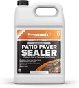 Low Gloss Patio Paver Sealer - Clear Water-Based Sealant for Patio Pavers & Natural Stone Surfaces - 1- Gallon