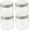 Amosfun 4PCS Kitchen Storage Jar Set Sealed Nut and Grain Containers for Food Storage Suitable for Pantries and Counters