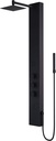 VIGO Rector 55" H x 6" W 2-Jet Shower Panel System with Adjustable Square Head and Hand Shower Wand in Matte Black-VG08012MB