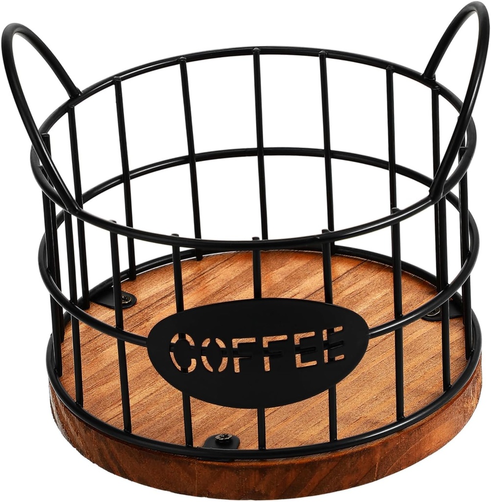 Pod Container Iron Storage Basket Coffee Pod Storage Tea Bag Holder Kitchen Basket