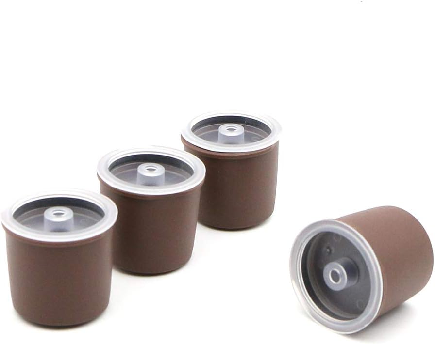 4 Pack Refillable Capsule Cup Reusable Coffee Filter Filling For Illy Coffeemaker