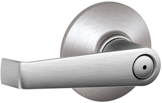 Schlage F40 ELA 626 Elan Privacy Lever, Satin Chrome