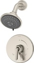 Symmons S-5501-STN-1.5-TRM Elm Single Handle 5-Spray Shower Trim with Secondary Volume Control in Satin Nickel - 1.5 GPM (Valve Not Included)
