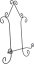 1set Iron Wall Display Rack Multi-functional Metal Art Plate Stand for Organizing and Showcasing Artwork Trays and Ceramics Design for Desktop Wall Hanging