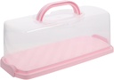 Loaf Bread Storage Container Lid and Handle Cake Container Bread Box Portable for Baking