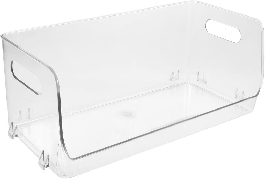 Desktop Snacks Storage Box Stackable Transparent Organizer for Makeup Cosmetics and Food for Home Office and Classroom Use