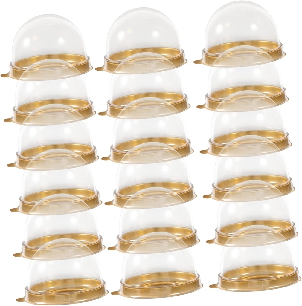 50Pcs Dessert Packing Boxes Compact Box for Mousse Cupcakes for Parties Bakeries Home Use Secure Closure Lightweight Design