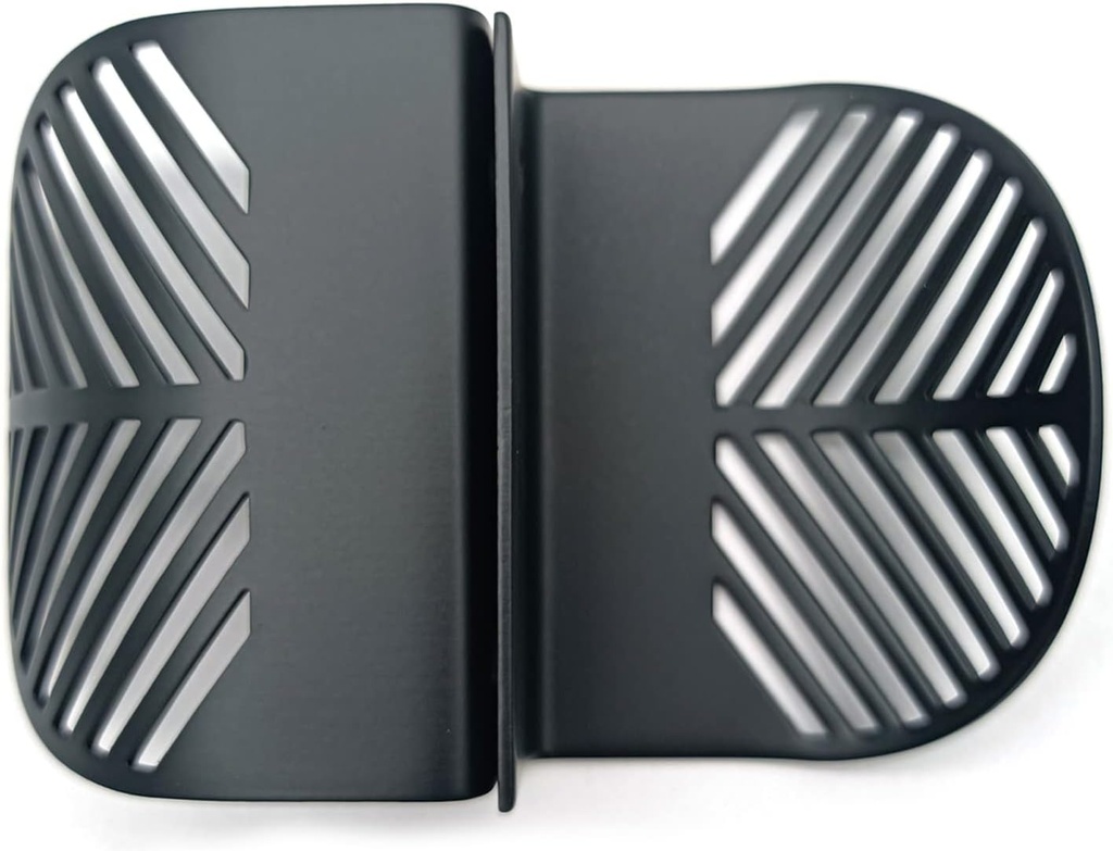 Curved Cabinet Pulls Black Bar Drawer Pulls Brass C to C 1.54" Cabinet Door Handle with Mounting Screws Finger Pull Handles2pcs