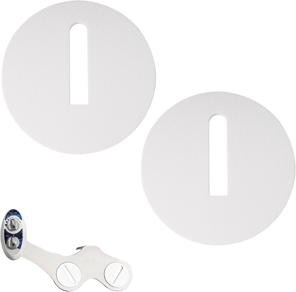 Bidet Bolt Cover Plate to Prevent The Accumulation of Dust,2 Pack New Desigh Bidet Bolt Cover Attachment for Toilet Seat Bidet 110, 120, 320and 185