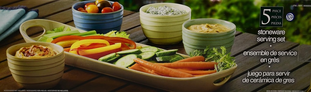 8541918913 Serving Set 5 Pieces, Melamine