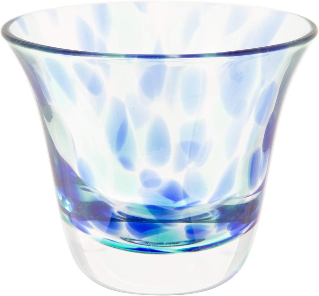 東洋佐々木ガラス Toyo Sasaki Glass SA351 Gui Cup, Blue, 2.2 fl oz (65 ml), Sake Cup, Made in Japan
