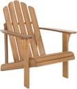 SAFAVIEH PAT7027A Outdoor Collection Topher Teak Adirondack Chair
