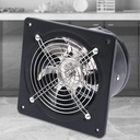 6 Inch Exhaust Fan - Wall Mounted Ventilation Fan with 380CFM & 2800RPM, Low Noise Extractor Fan for Kitchen, Bathroom, Garage, Basement, Attic & Laundry Room