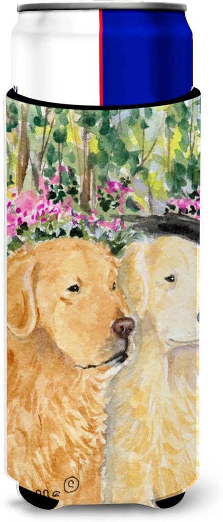 Golden Retriever Ultra Beverage Insulators for slim cans